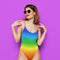 Rainbow Pride One Piece Swimsuit