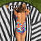 Bold Tiles Beach One Piece Swimsuit