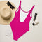 Hot Pink One Piece Swimsuit