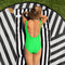 Neon Green One Piece Swimsuit