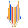 Vibrant Stripes One Piece Swimsuit