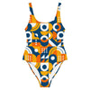 Modern Abstract One Piece Swimsuit