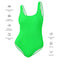 Neon Green One Piece Swimsuit