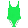 Neon Green One Piece Swimsuit