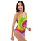 Spiraling Burst One Piece Swimsuit