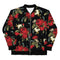 Red & Black Roses Bomber Jacket