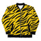 Bold Tiger Stripes Bomber Jacket