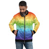 Geometric Pride Bomber Jacket