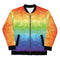 Geometric Pride Bomber Jacket