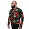 Red & Black Roses Bomber Jacket