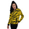 Bold Tiger Stripes Bomber Jacket