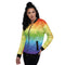 Geometric Pride Bomber Jacket