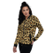 Leopard Skin Bomber Jacket