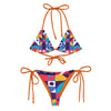 Bold Tiles Beach Bikini