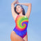 Spiraling Burst One Piece Swimsuit