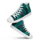 Green Checkered  High Top Shoes