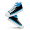 Blue Retro High Top Shoes