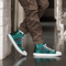 Green Checkered  High Top Shoes