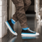 Blue Retro High Top Shoes