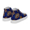 Blue Tiger High Top Shoes