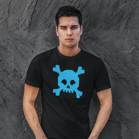 8Bit Retro Dead Skullz Tee for Men