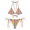 Vibrant Stripes Summer Bikini